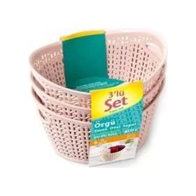 Üçsan Ucs 3927 Örgü Oval Sepet