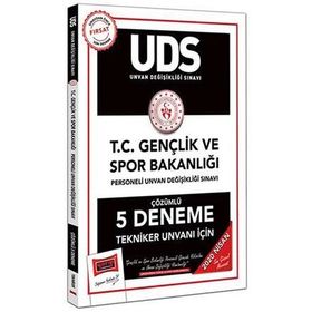 UDS T.C. Gençlik ve Spor Bakanlığı Tekniker Unvanı İçin Çözümlü 5 Deneme-Yargı Yayınları