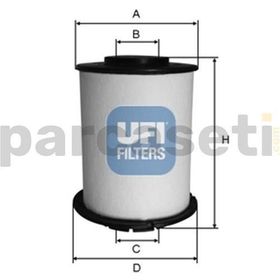 Ufi 2603300 Mazot Filtresi