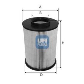 Ufi Focus II III 04 11= Cmax 1.6 TDCI 1.8 TDCI 2.0 TDCI 07 11= Volvo S40 C30 V40 V50 04 Hava Filtresi
