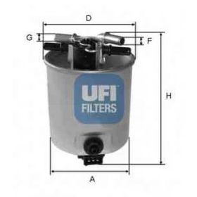 Ufi Nıssan Qashqai 1,5 Dcı 2007 2011 Mazot Filtresi