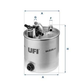 Ufi Qashqai J10 1,5 2,0 2007 2012 Xtrail 2,0 2007 2013 Kaleos 2,0 2008 Mazot Filtresi