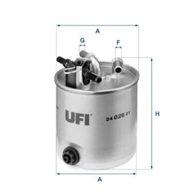 Ufi Qashqai J10 1,5 2,0 2007 2012 Xtrail 2,0 2007 2013 Kaleos 2,0 2008 Mazot Filtresi