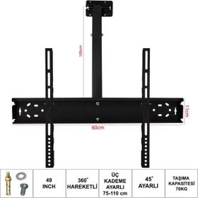 Ufix 6011 124 cm LCD LEd TV Tavan Askı Aparatı