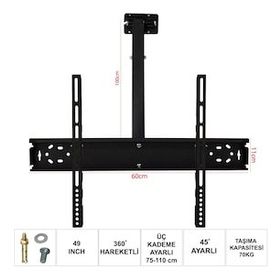 Ufix 6011 124 cm LCD LEd TV Tavan Askı Aparatı