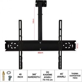 Ufix 6011 124 cm LCD LEd TV Tavan Askı Aparatı