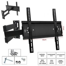 Ufix 7011 124-140 cm 49-55 inç 140 cm Üç Kollu Hareketli LCD Askı Aparatı