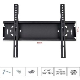 Ufix U-1006 42"/49"/55"/65" 106-124 cm 6011 Lcd Askı Sabit Aparat