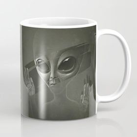 Ufo Uzaylı Kupa Bardak