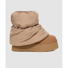 Ugg 1158275-AHS Kahverengi W Classic Mini Dipper Puffer Kadın Bot