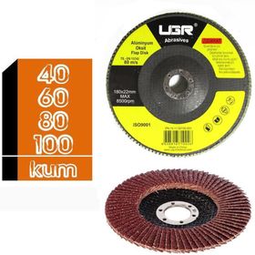 UGR 180 mm 60 Kum Flap Disk Zımpara