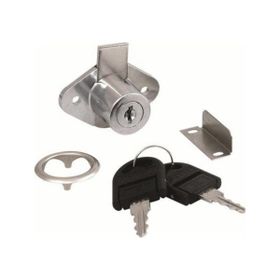 UGR 22 mm Oval Silindir Nikel Krom Çekmece Kilidi