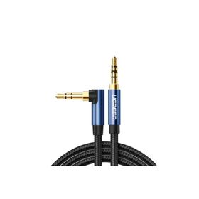 Ugreen 1.5 m 90 Derece L Tipi 3.5 mm Aux Ses Kablosu
