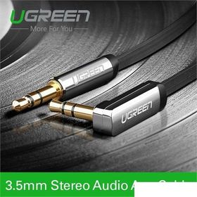 Ugreen 1.5 m AV119 90° Flat 3.5 mm Aux Ses Kablosu