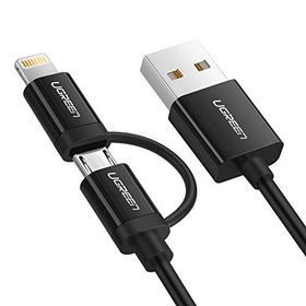 Ugreen 1 m İos Android Micro Usb Lightning Şarj Kablosu