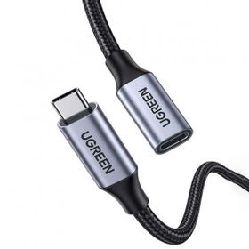 Ugreen 1 mt Gen2 100 W Thunderbolt 3 Type-C To Type-C Örgülü Uzatma Kablosu