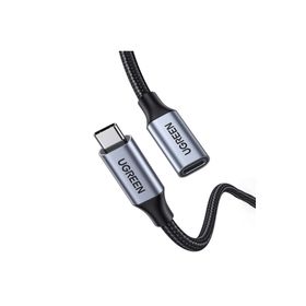 Ugreen 1 mt Gen2 100 W Thunderbolt 3 Type-C To Type-C Örgülü Uzatma Kablosu