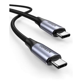 Ugreen 1 mt Type-C To Type-C USB 3.1 Gen2 5A 100 W Thunderbolt 3 Data ve Şarj Kablosu