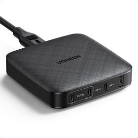 Ugreen 100W Type-C QC 4.0 PD 3.0 Gri GanX 2 Portlu Hızlı Şarj Cihazı