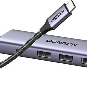 Ugreen 100W Type-C to 4K 30 HZ HDMI 3 USB 3.0 PD Güç Girişi Çoklayıcı Hub Adaptör