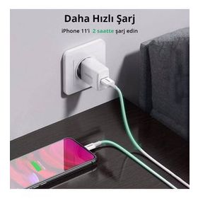 Ugreen 2 m İphone Lightning 2.4a Data Ve Şarj Kablosu