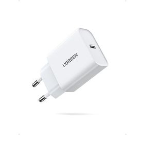 Ugreen 20W USB C Güç Bankası PD 3.0 USB C Güç Adaptörü Şarj Fişi Iphone 14 14 Pro 14 Pro Max 13 13 Mini 12 11 SE 2022 Ipad Pro Galaxy S23 S22 Pixel ile Uyumlu Beyaz Şarj Cihazı