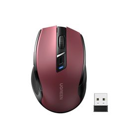 Ugreen 25752 Ergonomik Kırmızı Optik Sessiz Kablosuz Mouse