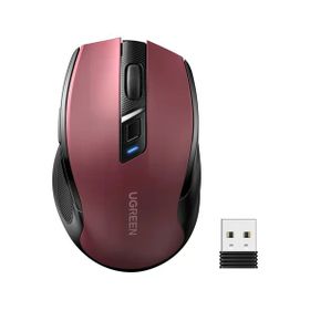 Ugreen 25752 Ergonomik Kırmızı Optik Sessiz Kablosuz Mouse