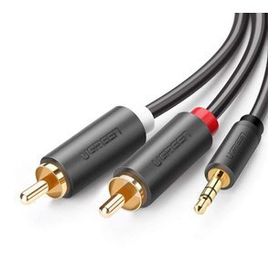 Ugreen 3.5 mm 1 mt Aux 2 RCA Ses Kablosu