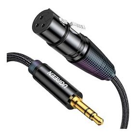Ugreen 3.5 mm to XLR 1 mt Örgülü Mikrofon Ses Kablosu