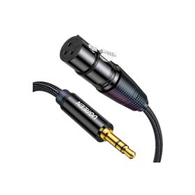 Ugreen 3.5 mm to XLR 1 mt Örgülü Mikrofon Ses Kablosu