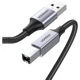 Ugreen 3 m USB-A to USB-B 2.0 Örgülü Yazıcı Kablosu