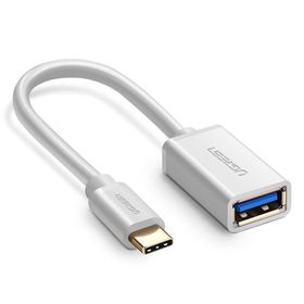 Ugreen 30166 Beyaz 1.5 mt Type-C USB 2.0 Data ve Şarj Kablosu