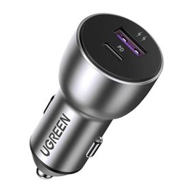 Ugreen 42.5W Pd Qc Alüminyum 3.0 Çift Çıkışlı Hızlı Araç Şarj Cihazı