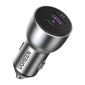 Ugreen 42.5W Pd Qc Alüminyum 3.0 Çift Çıkışlı Hızlı Araç Şarj Cihazı