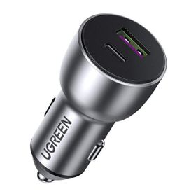 Ugreen 42.5W Pd Qc Alüminyum 3.0 Çift Çıkışlı Hızlı Araç Şarj Cihazı