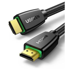 Ugreen 4K 18 Gb/s HDMI 2.0 Siyah 1.5 mt Örgülü Kablo
