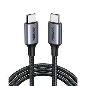 Ugreen 50152 60W 3A QC PD Örgülü 2 mt Siyah USB-C Hızlı Şarj Kablosu