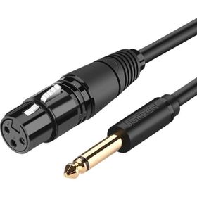 Ugreen 6.5 mm Jack to XLR Dişi 5 mt Mikrofon Ses Bağlantı Kablosu