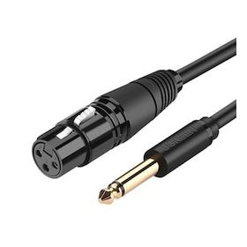 Ugreen 6.5 mm Jack to XLR Dişi 5 mt Mikrofon Ses Bağlantı Kablosu