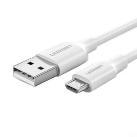 Ugreen 60151 Beyaz 1 mt Micro USB Örgülü Data ve Şarj Kablosu