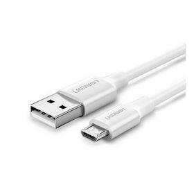 Ugreen 60151 Beyaz 1 mt Micro USB Örgülü Data ve Şarj Kablosu