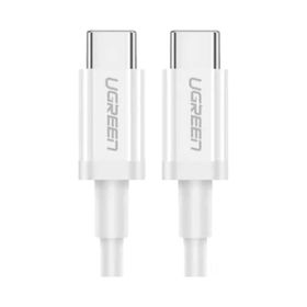 Ugreen 60518 1 mt Beyaz 60W 3A QC PD Hızlı USB-C Şarj Kablosu