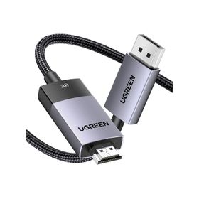 Ugreen 80395 1 mt 8K 60 Hz Displayport 1.4 to HDMI 2.1 Örgülü Kablo