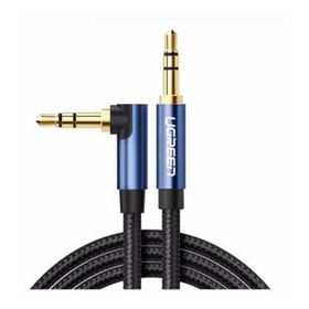 Ugreen 90 Derece 50 cm L Tipi 3.5 mm Aux Ses Kablosu