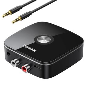 Ugreen A2DP Bluetooth 5.0 Adaptör 3.5 mm ve RCA Fono Bluetooth V5.0 Aux Alıcısı Kablosuz HiFi Stereo