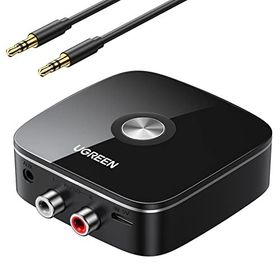 Ugreen A2DP Bluetooth 5.0 Adaptör 3.5 mm ve RCA Fono Bluetooth V5.0 Aux Alıcısı Kablosuz HiFi Stereo