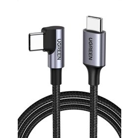 Ugreen ACBUGN50123A 1 m 3.0 A, 60 W USB-C & USB-C, 90 Derece Şarj ve Data Kablosu