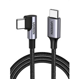 Ugreen ACBUGN50123A 1 m 3.0 A, 60 W USB-C & USB-C, 90 Derece Şarj ve Data Kablosu