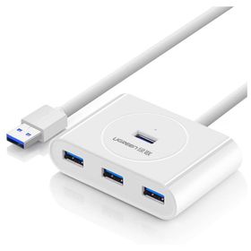 Ugreen Beyaz 1 m 4 Portlu USB 3.0 Hub Çoklayıcı